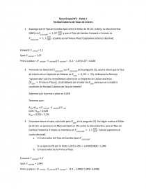 Tarea Grupal N°1 - Parte 1 Paridad Cubierta de Tasas de Interés. Página 1