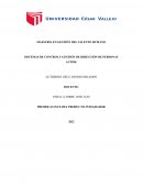 SISTEMAS DE CONTROL Y GESTIÓN DE DIRECCIÓN DE PERSONAS