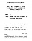 GESTIÓN DE PROCESOS PARA LA MEJORA CONTINUA