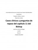 Casos clínicos y preguntas de repaso del capítulo 11 del Bishop