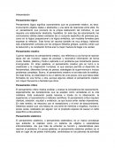 Interpretación Pensamiento lógico