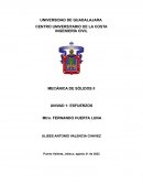 MECÁNICA DE SÓLIDOS ll UNIVAD 1: ESFUERZOS