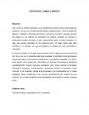 EFECTOS DEL CAMBIO CLIMÁTICO