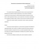 PENSAMIENTO A LA APROXIMACIÓN DEL DISEÑO ORGANIZACIONAL