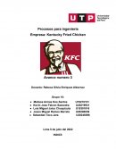 Procesos para ingeniería Empresa: Kentucky Fried Chicken