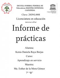 Informe de prácticas. Página 1