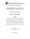 KANT Y LA ÉTICA DEL DEBER