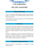DIA DEL MAESTRO