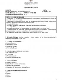 Plan lector Joody Moody. Página 1