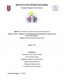 Reporte con la identificación del problema por medio de una técnica de análisis