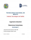 Trabajo de Relaciones industriales