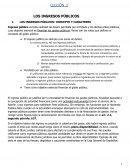 LOS INGRESOS PÚBLICOS