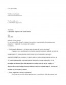 Especialidad en gerencia del talento humano. Caso práctico N 1