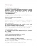 Actividad de respaldo mercadotecnia