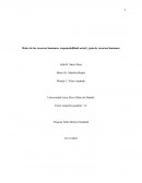 Roles de los recursos humanos, responsabilidad social y guía de recursos humanos