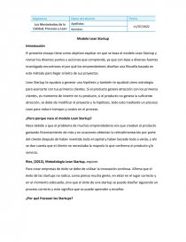 Los Movimientos de la Calidad, Procesos y Lean. Página 1