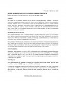 INFORME DE ANALISIS FINANCIERO DE LA EMPRESA COMPAÑÍA COMERCIAL SA