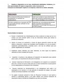 Evaluación de desempeño vigente en la empresa a intervenir