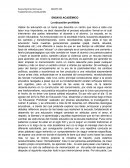 Ensayo de politca. La educación prohibida