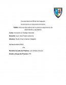 Informe descriptivo de la primera experiencia de observación y ayudantía