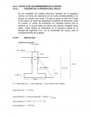 CÁLCULO DE LAS DIMENSIONES DE LA ZAPATA