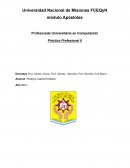 Práctica Profesional II escuela técnica “Eugenia Elma Morós”