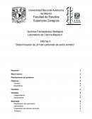 Determinación de H del carbonato de sodio anhidro