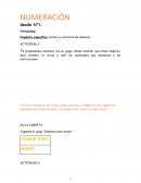 SECUENCIA MATEMÁTICA numeracion