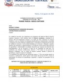 INFORME DE REFUERZO ACADÉMICO PERIODO LECTIVO 2022 – 2023