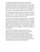 La sensibilidad de la demanda del pollo antes de la variación del precio