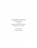 PARADIGMA ORIGINAL DE LA GESTION PUBLICA