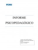 NFORME PSICOPEDAGÓGICO