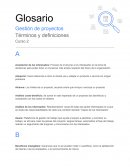 Glosario General Gestión de proyectos
