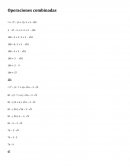 Operaciones Combinadas