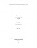 FUNDAMENTOS METODOLÓGICOS EN TRABAJO SOCIAL.