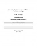 Psicología General. Adecuaciones a Teorías del Campo Psi