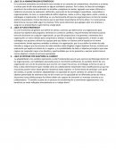 ¿Que es la administracion estratègica?