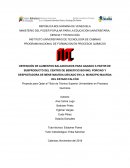 OBTENCIÓN DE ALIMENTOS BALANCEADOS PARA GANADO A PARTIR DE SUBPRODUCTO DEL CENTRO DE BENEFICIO BOVINO, PORCINO Y DESPOSTADORA DE MENE MAUROA UBICADO EN LA MUNICIPIO MAUROA DEL ESTADO FALCÓN