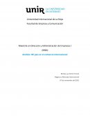 Análisis: Mi país en el comercio internacional