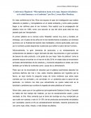Conferencia micro plásticos