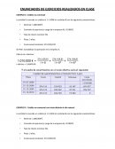 ENUNCIADOS DE EJERCICIOS REALIZADOS EN CLASE. Crédito no comercial