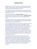 Estudio de la metodología observacional