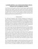 La bomba atómica y sus consecuencias éticas sobre la limitación de la investigación científica