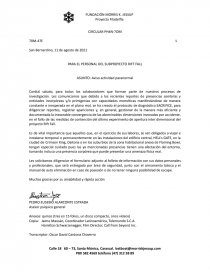 NTC 185 Ejemplo Circular - Administración documental. Página 1