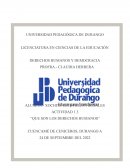 Actividad “Que son los Derechos Humanos”