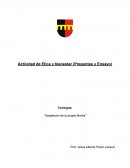 Aceptación de la propia familia