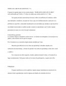 PERFIL DEL GRUPO DE 2 º A