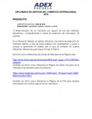 Comercio internacional. Aguacates (paltas), frescas o secas