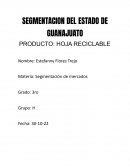 PRODUCTO: HOJA RECICLABLE