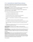 SUPUESTOS DE COMPETENCIA DESLEAL